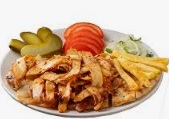 Tavuk Döner Tabak Servis